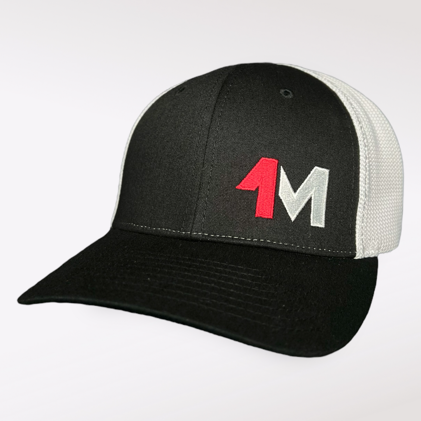 1Mission "Offset" Logo Flex Fitted Trucker