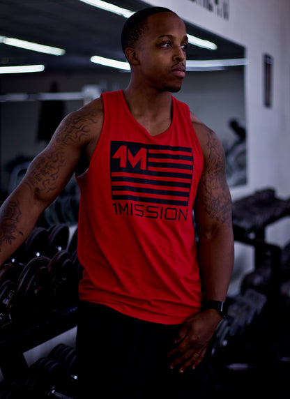 1 Mission Nutrition Logo Muscle Tank (UNISEX)