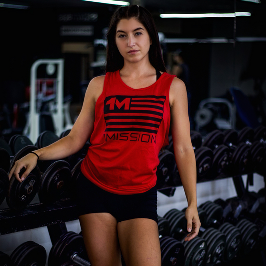 1 Mission Nutrition Logo Muscle Tank (UNISEX)